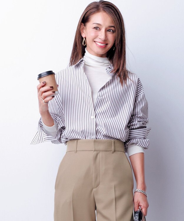 UNFILO ウールレーヨン タートル オフ