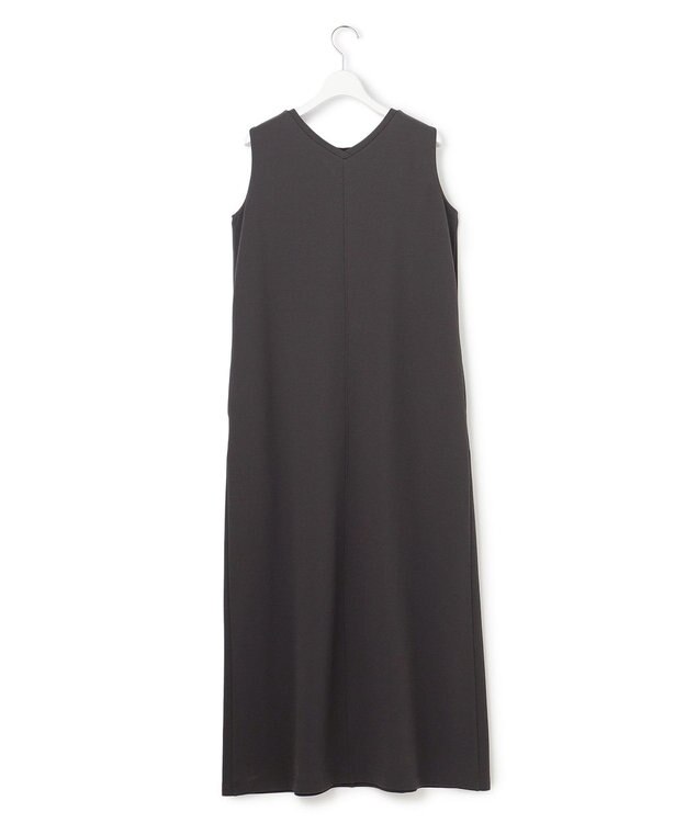 23区 L 【先行予約】ダブルフェイスジャージー Iラインワンピース グレー系