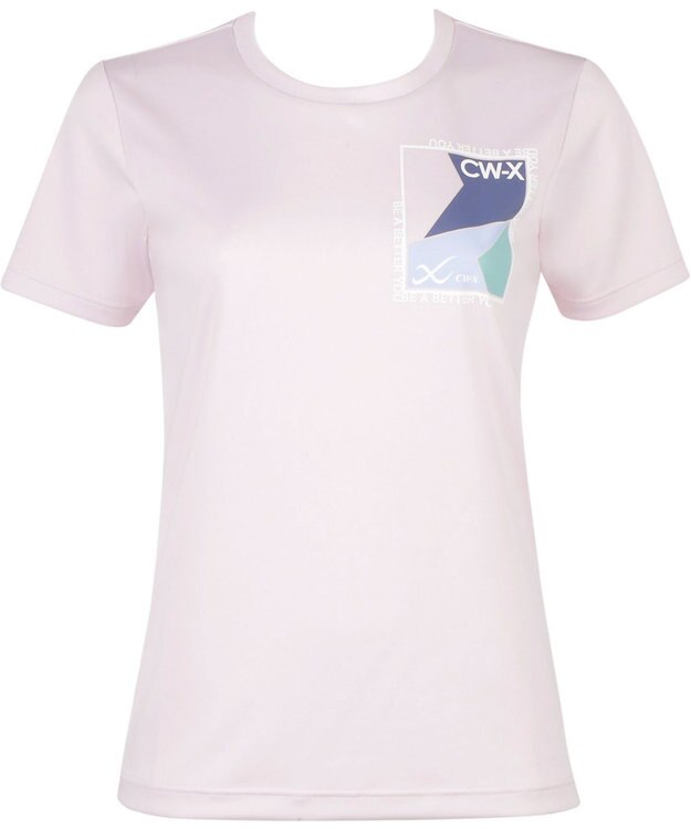 CW-X 【UNISEX】 アウター Tシャツ 半袖 DLR125 /ワコール サーモンピンク