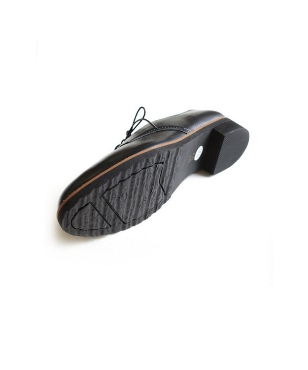 Pointer 本革軽量レースアップローファー ブラック