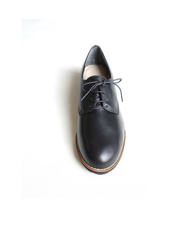 Pointer 本革軽量レースアップローファー ブラック