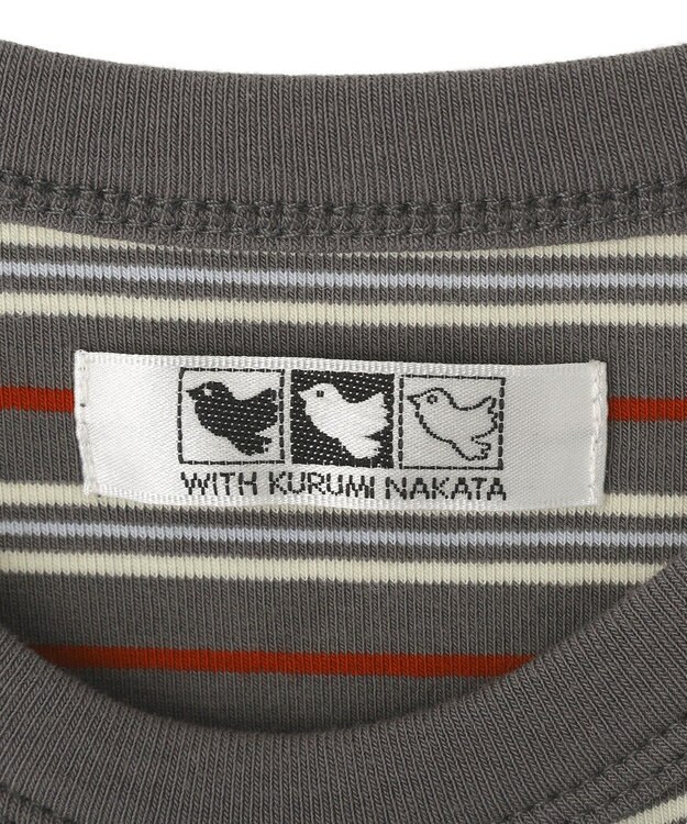 Green Parks ■ＷＩＴＨ　ＫＵＲＵＭＩ．Ｎ　ボーダーＴＥＥ Gray