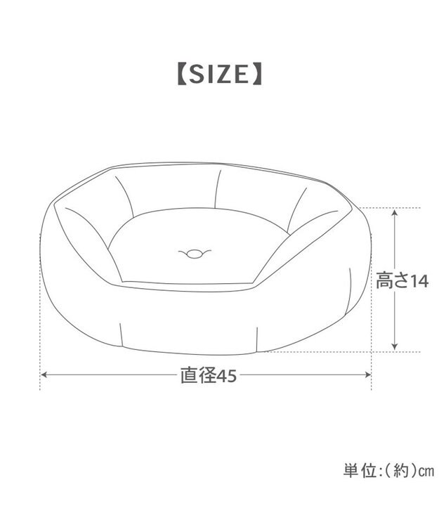 PET PARADISE ペットパラダイス クール カドラー 《ナチュラル柄》 Ｓ ベージュ