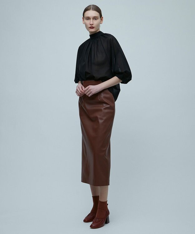 BEIGE， BAC / ドルマンブラウス Black