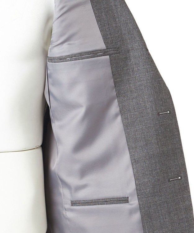 J.PRESS MEN 【WEB・一部店舗限定】プレーンスーツ / 背抜き / 3B ライトグレー系