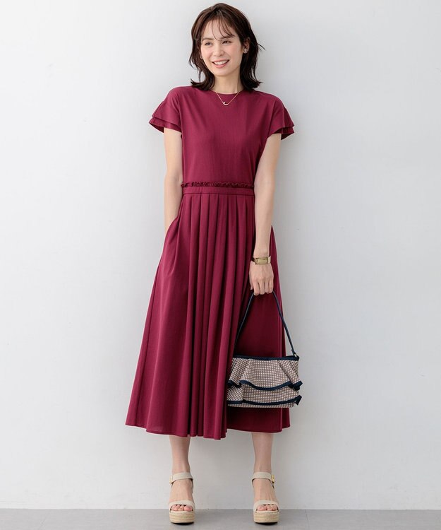 組曲 チュールラッフルバッグ ブラウン系5