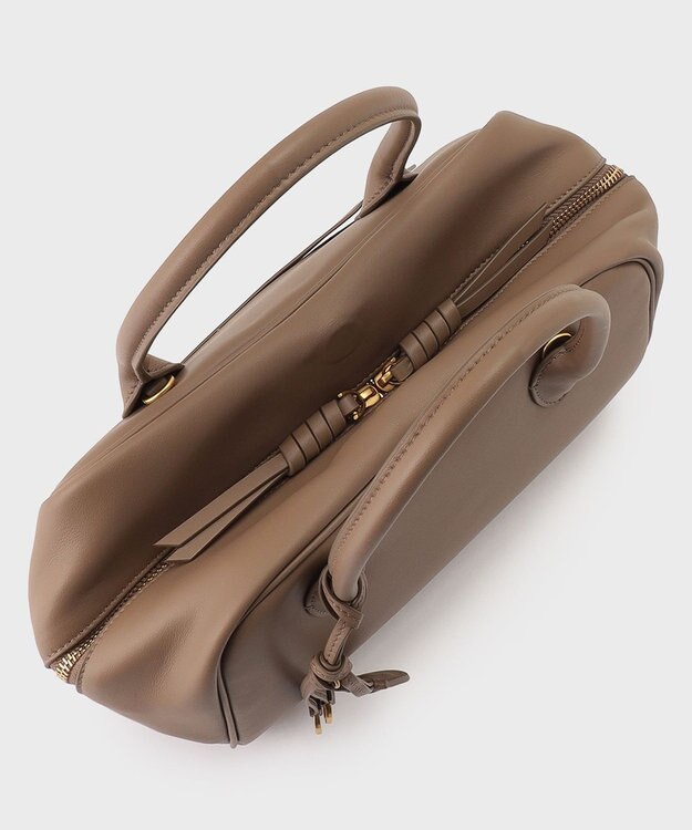 GRACE CONTINENTAL TOV MOU BAG S ブラウン