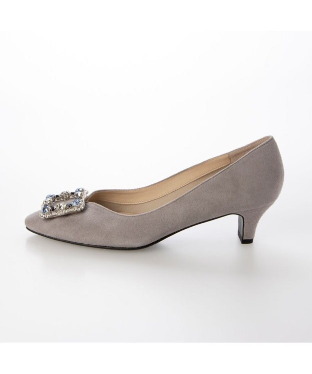 Riz raffinee <Riz raffinee>ビジューバックルパンプス グレースエード