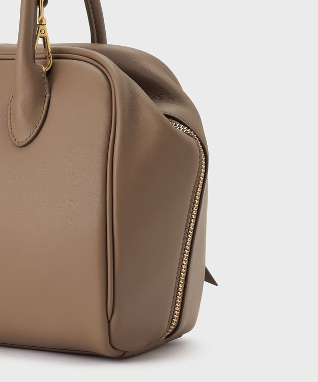 GRACE CONTINENTAL TOV MOU BAG S ブラウン