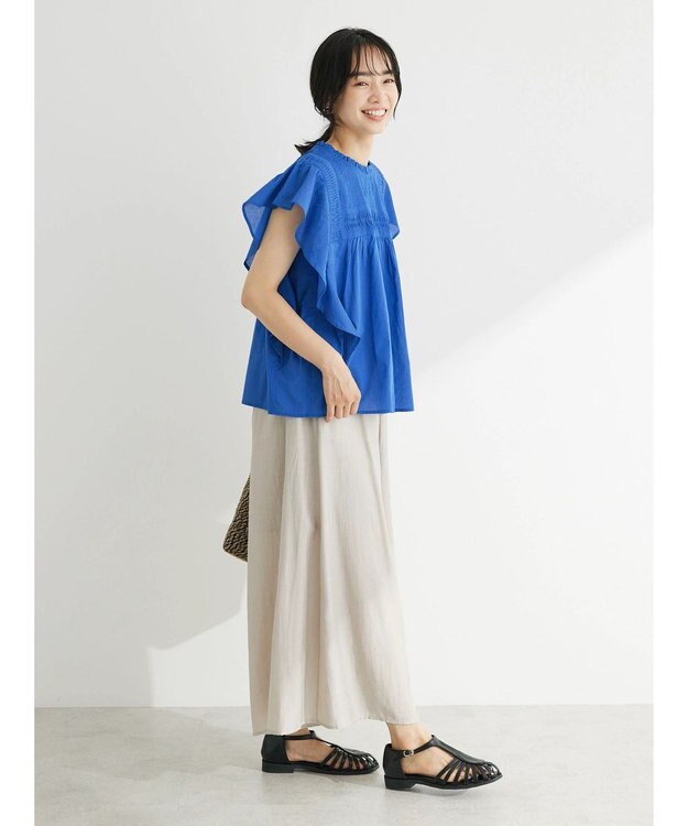 Green Parks スカーチョパンツ Gray Beige