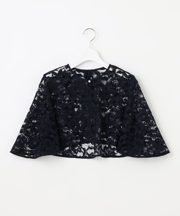 23区 【APPLAUDIR】マニフィークレースコンビ ドレス ネイビー系