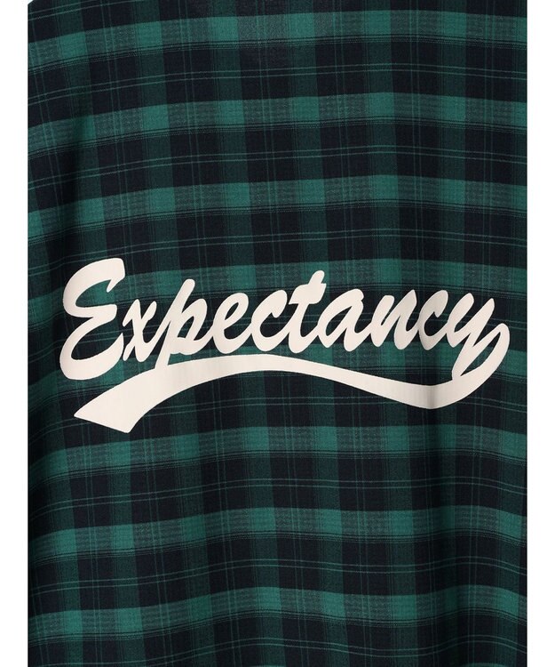 Green Parks ＥＧＯＩＳＴ　チェックロゴシャツチュニック Green