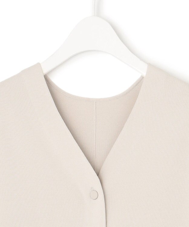 ICB 【洗える】ハイゲージスムース スリーブレスプルオーバー トープ系