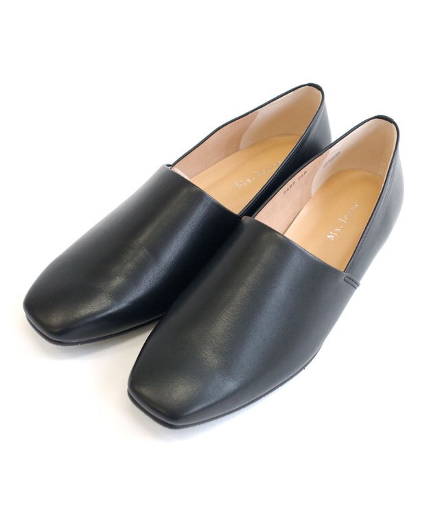 Pointer 日本製 サイドVカットパンプス ブラック