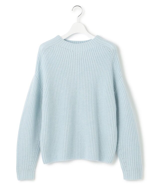 23区 【SLOW/一部店舗限定】ウールナイロン ニット サックスブルー系