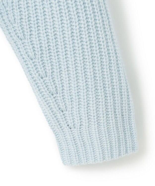 23区 【SLOW/一部店舗限定】ウールナイロン ニット サックスブルー系