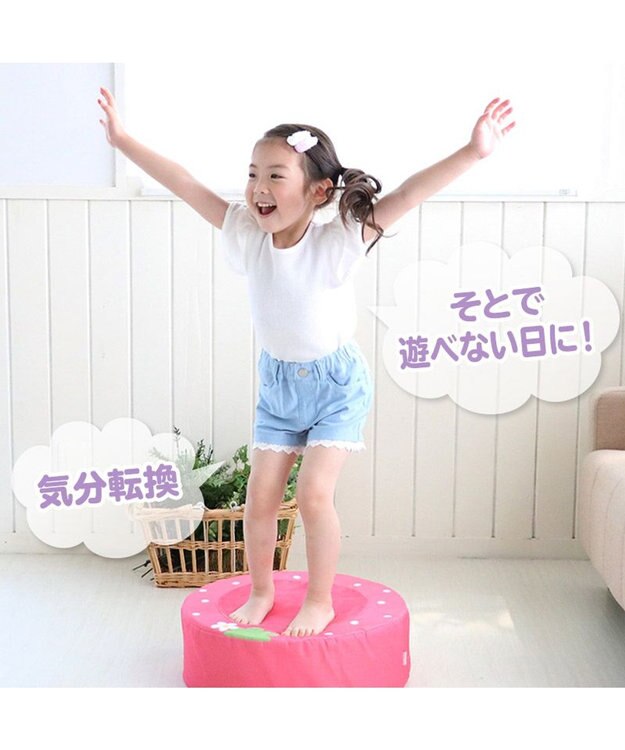 Mother garden マザーガーデン 野いちご トランポリン クッション ピンク