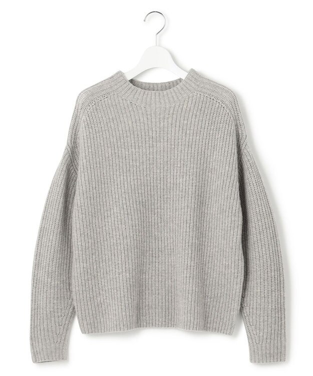 23区 【SLOW/一部店舗限定】ウールナイロン ニット ライトグレー系