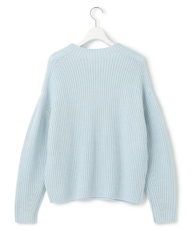 23区 【SLOW/一部店舗限定】ウールナイロン ニット サックスブルー系