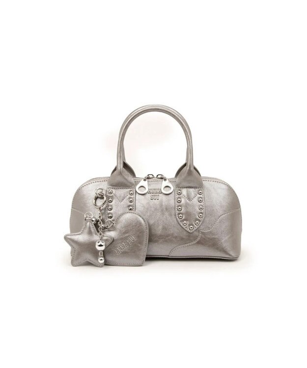ANNA SUI ルミナス 2WAYハンドバッグ（小） シルバー