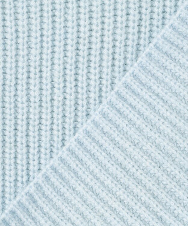 23区 【SLOW/一部店舗限定】ウールナイロン ニット サックスブルー系