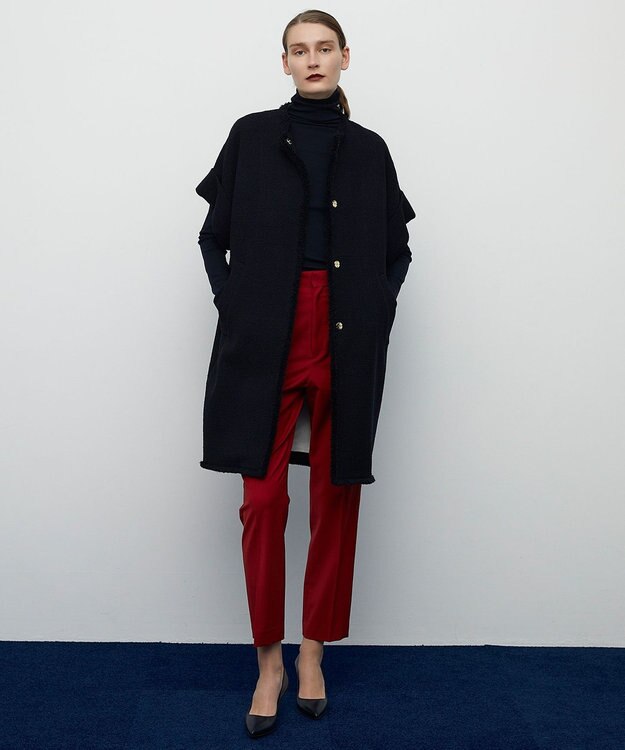 BEIGE， 【S-size】CAMBON / ハーフスリーブアウター Navy