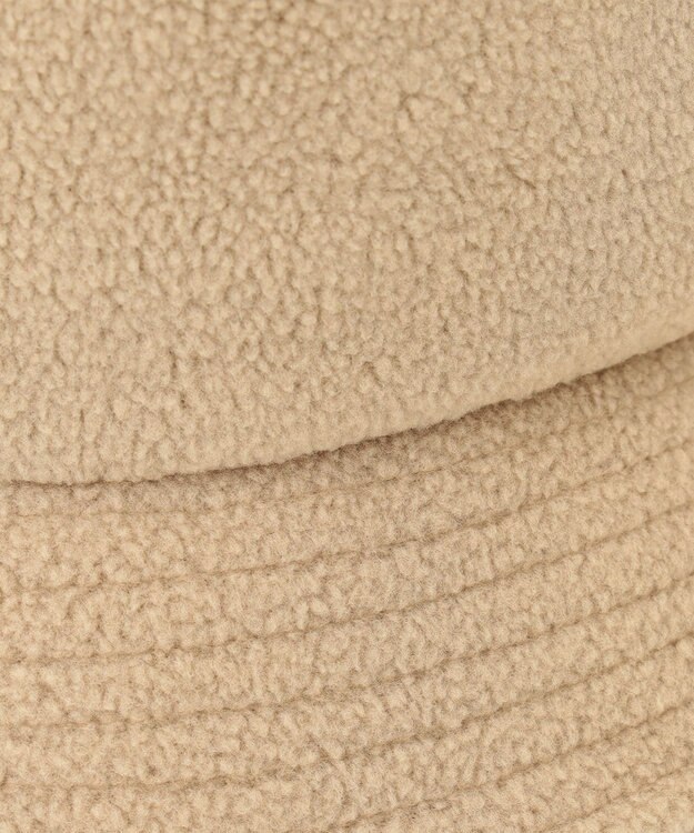 J.PRESS YORK STREET 【UNISEX】フリースロゴバケットハット ベージュ系