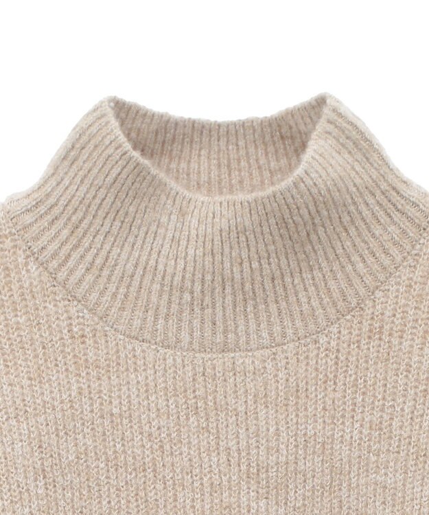 Green Parks ａ．布帛切り替えニットミニワンピース Beige