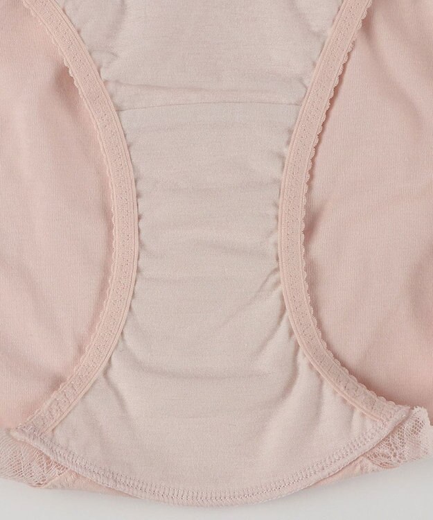 Wing ショーツ Wing Lesiage PB3010とペア オーガニックコットン混(身生地部) はきこみ丈ふつう PF3010 ウイング／ワコール シェルピンク