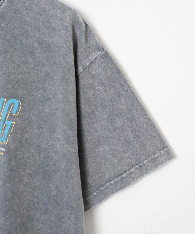 WEGO 【綿100%】ヴィンテージウォッシュグラフィックTシャツ 柄1