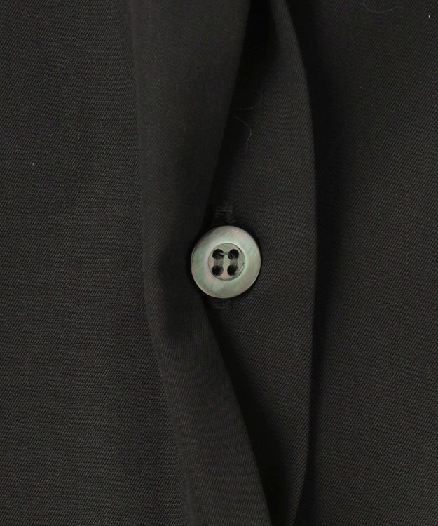 23区 【23区 lab.】ハイカウントコットン タキシード シャツ ブラック系
