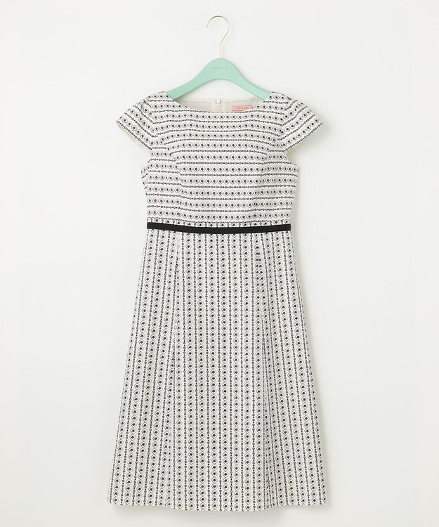 TOCCA 【洗える！】ICON BORDER ドレス アイボリー系7