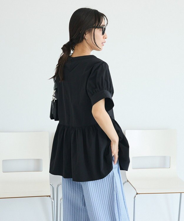 CRAFT STANDARD BOUTIQUE ペプラムチュニック Black