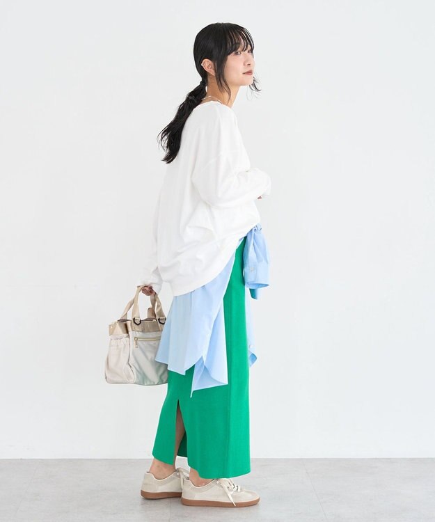 Green Parks サイドタックプルオーバー Off White
