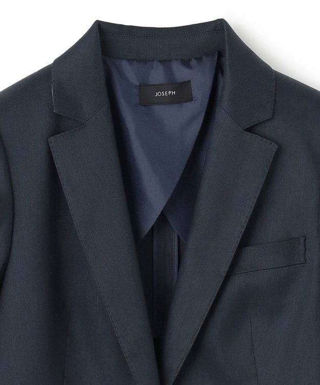 JOSEPH グロウリネンストレッチ　ジャケット Navy