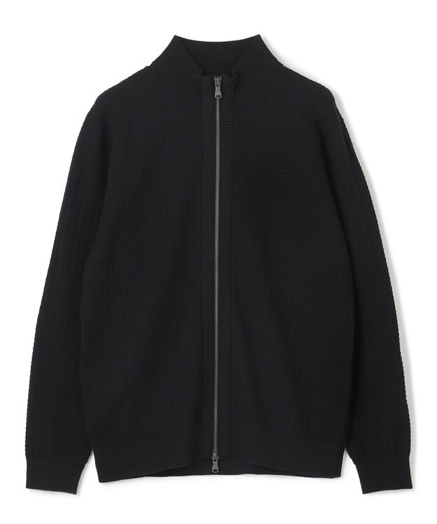 JOSEPH HOMME 【イージーケア】 ヴィスコースリンクス　ジップアップカーディガン ブラック系