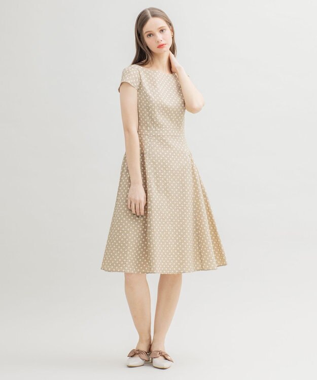 TOCCA 【洗える！】MELODY ドレス ベージュ系5