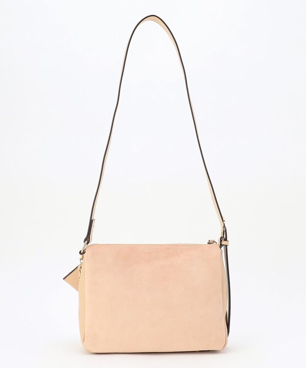 LA BAGAGERIE 【maison vert】 【チェーンチャーム・ミニポーチ付き】2WAYベルトワンショルダー ベージュ