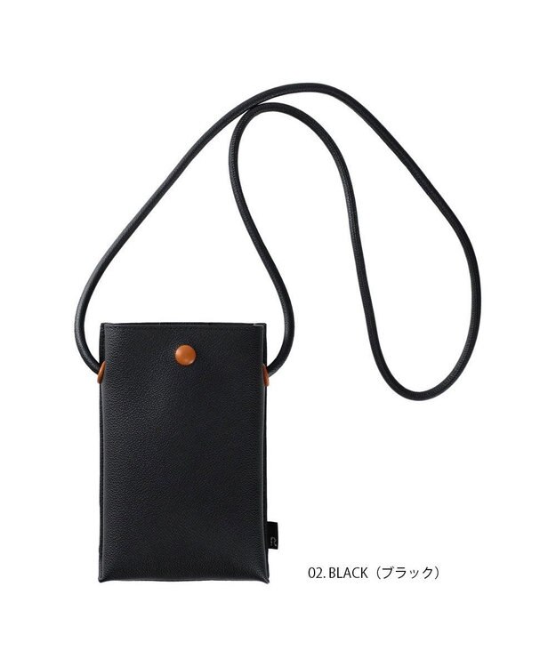 ROOTOTE 0659【直営店限定:ミニショルダー】ベビールー.カラー.2トーン-A 02：ブラック