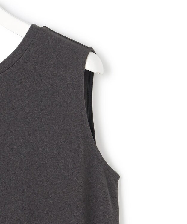 23区 L 【先行予約】ダブルフェイスジャージー Iラインワンピース グレー系