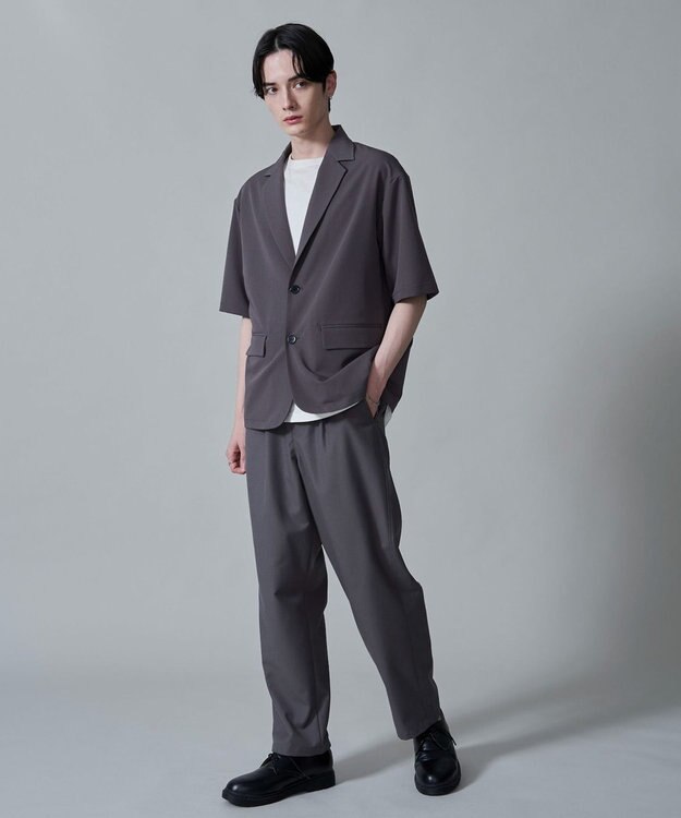 WEGO TRシングルテーラードジャケット（SS） ダークグレー