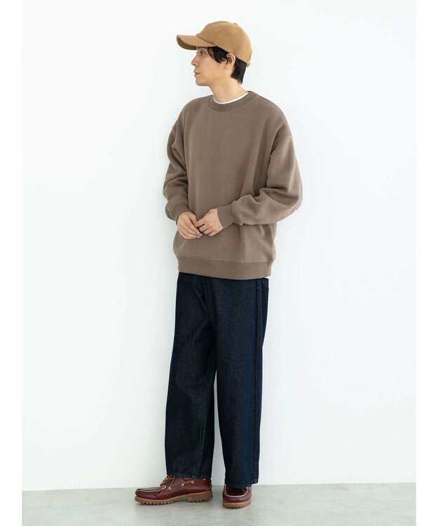 CRAFT STANDARD BOUTIQUE ニットフリーススウェット Brown