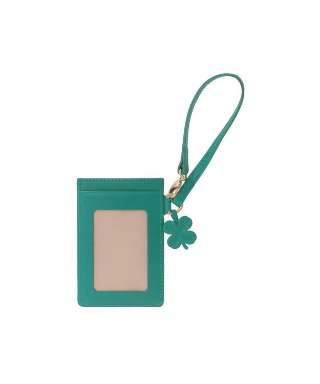 genten クアドリフォリオ パスケース エメラルド