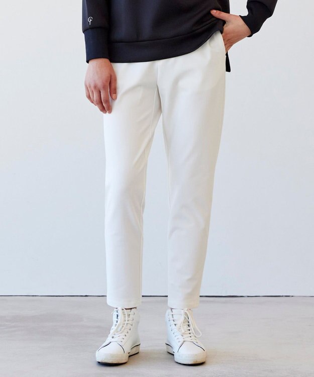 23区GOLF 【23Fondation/WOMEN】BASIC テーパードパンツ ホワイト系