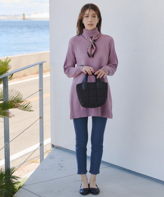 Tiaclasse 【2WAY】キルティングトートバッグ ブラック