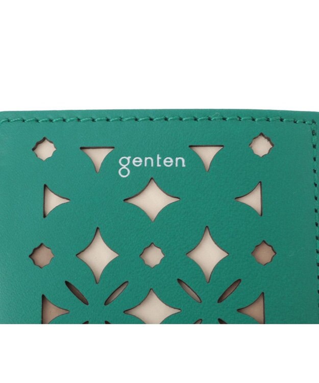 genten クアドリフォリオ パスケース エメラルド