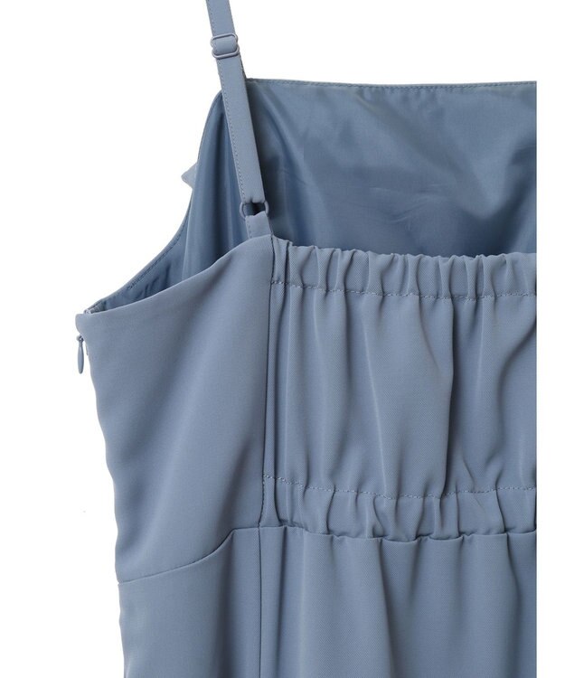 earth music&ecology 胸元ベルトキャミワンピース Blue