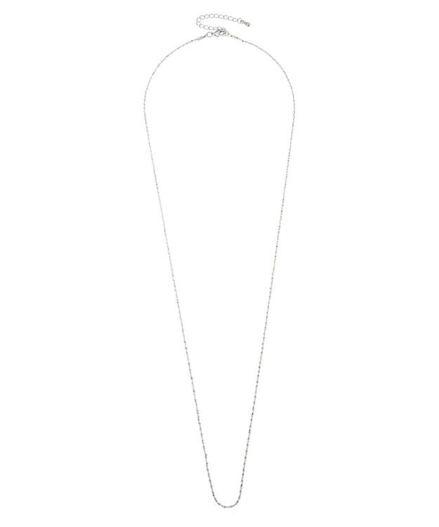 AMERICAN HOLIC ツイストチェーンロングネックレス Silver