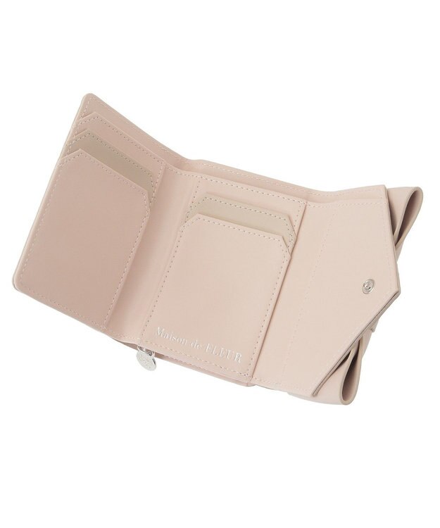 Maison de FLEUR ベルトリボンミニウォレット Pink