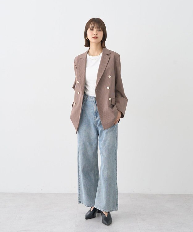 earth music&ecology テーラードジャケット Check